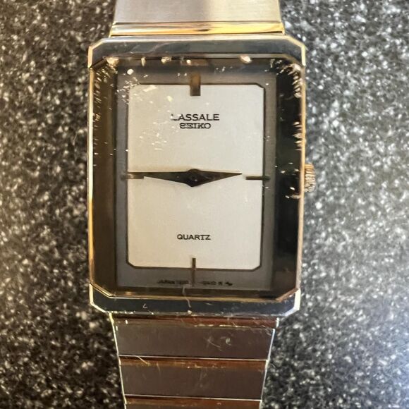 Vintage Seiko Lassale Silver / Gold Watch main image 7